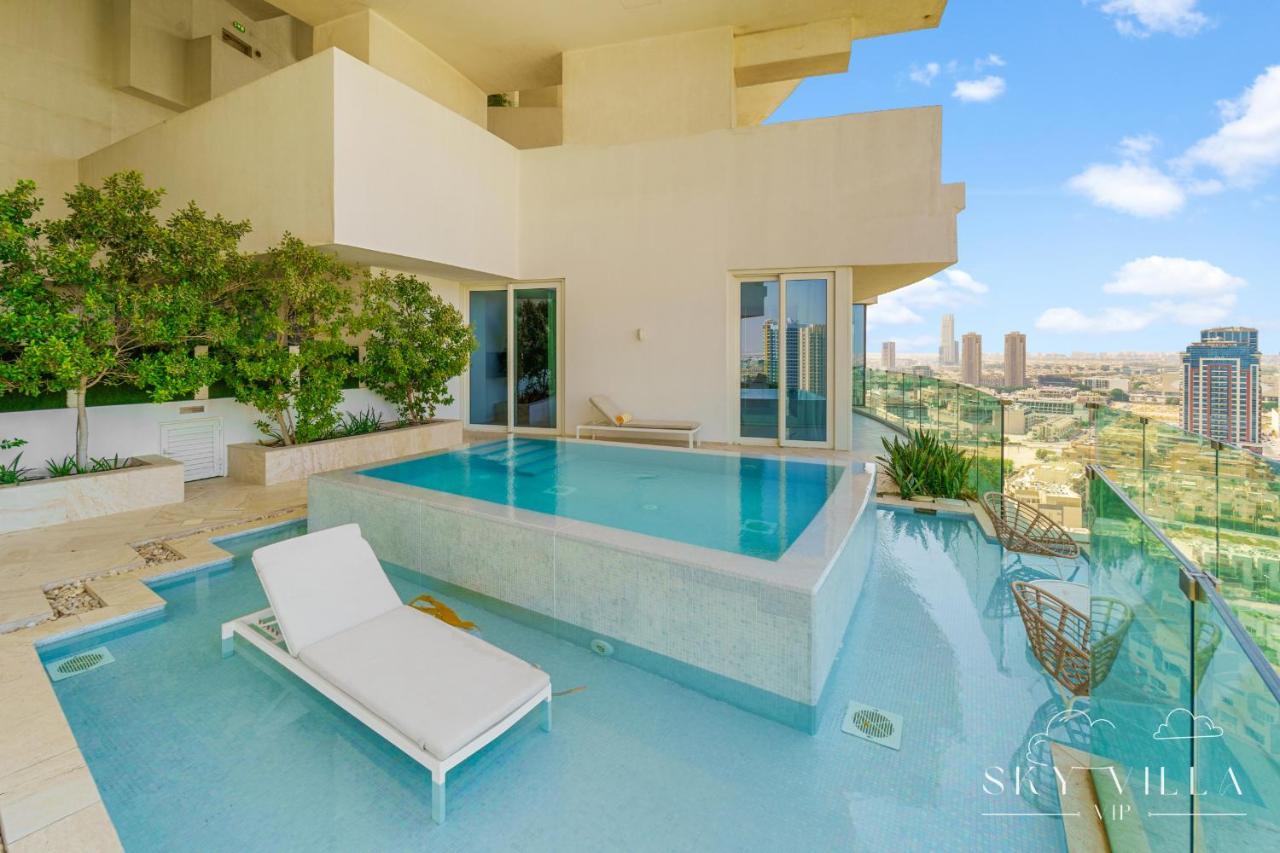 Five Jumeirah Village - Luxury Sky Villa Private Pool Дубай Екстер'єр фото