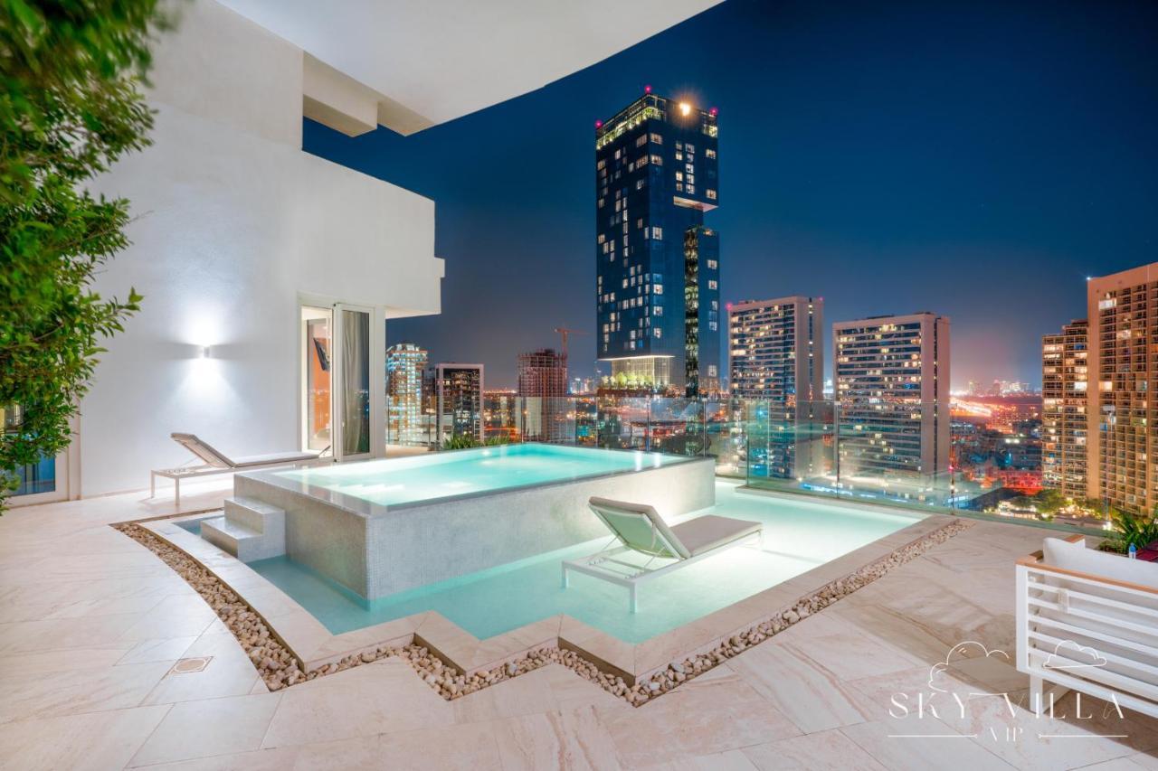 Five Jumeirah Village - Luxury Sky Villa Private Pool Дубай Екстер'єр фото